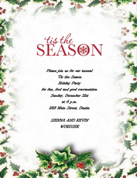 Christmas Invitations Free Clip Art 9