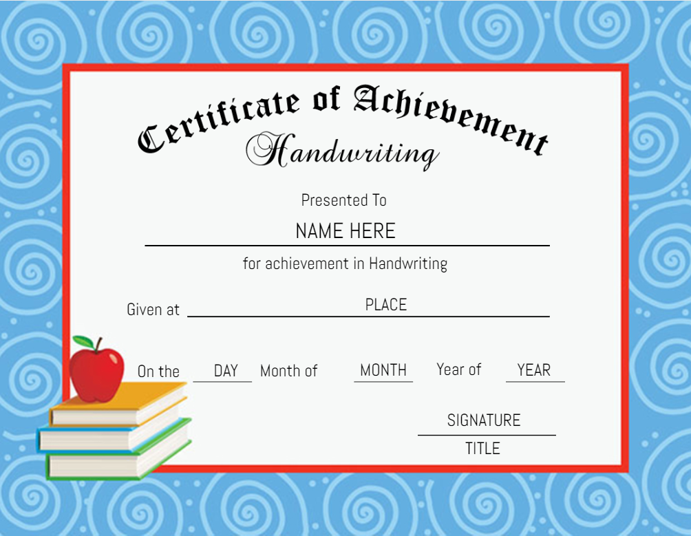 Use Printable School Certificates to Show Appreciation for Students